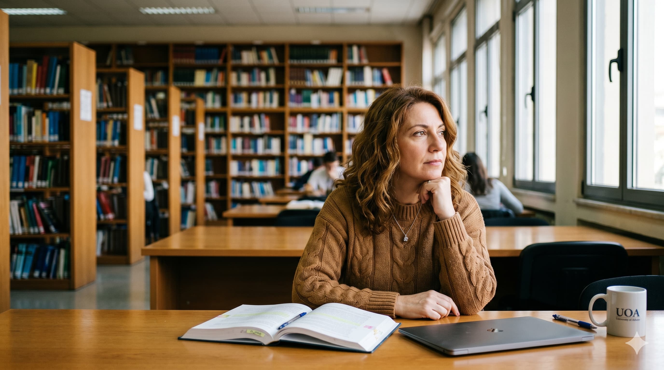 Dr. Eleana Markou in their working environment